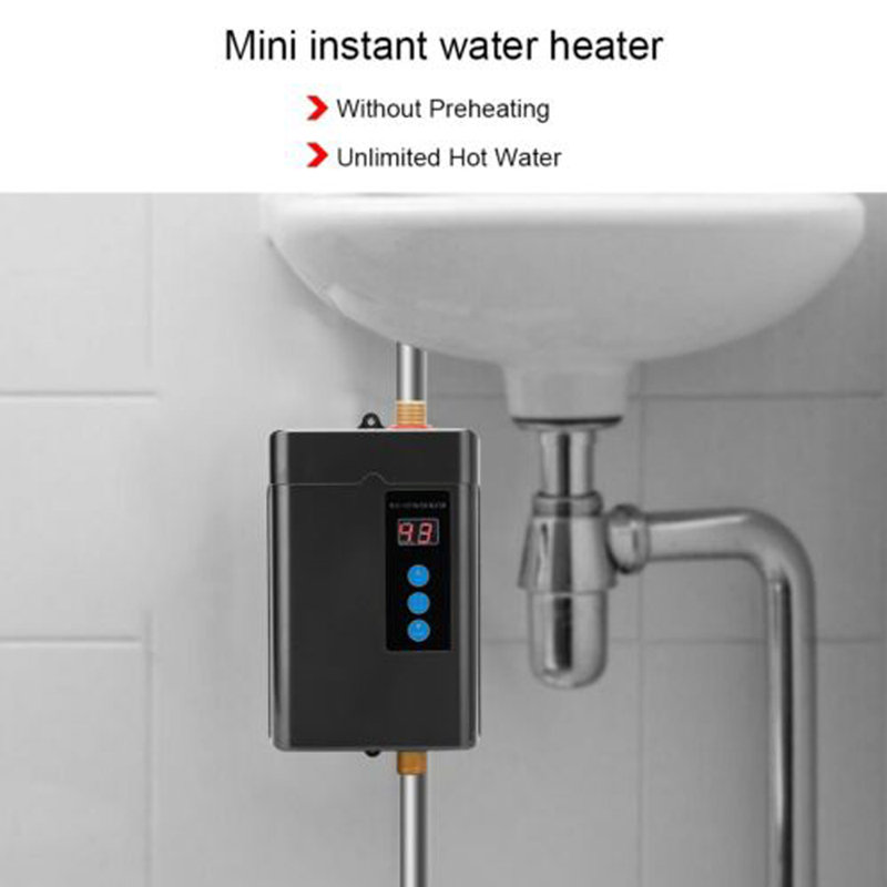 Chauffe-eau électrique sans réservoir 110V pour salle de bain