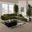 Modular Sectional Sofa With 6 Pillows-1503683497