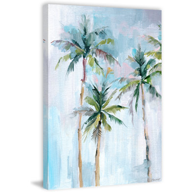 «Cool Palm Breeze», reproduction sur toile tendue