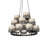 18 - Light Dimmable Geometric Chandelier