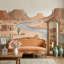 Papier peint paysage désertique de style sud-ouest amovible Mesas And Buttes-1395658009-1395658004