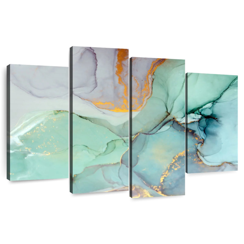 Avery Green Bronze Abstract, 32" H x 52" W