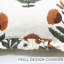Coussin décoratif en lin à imprimé à la main à motif de volants Fab divine Artisan-121183096
