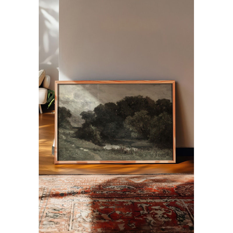 Peinture décorative encadrée