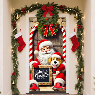 Bannière de porte Merry Christmas