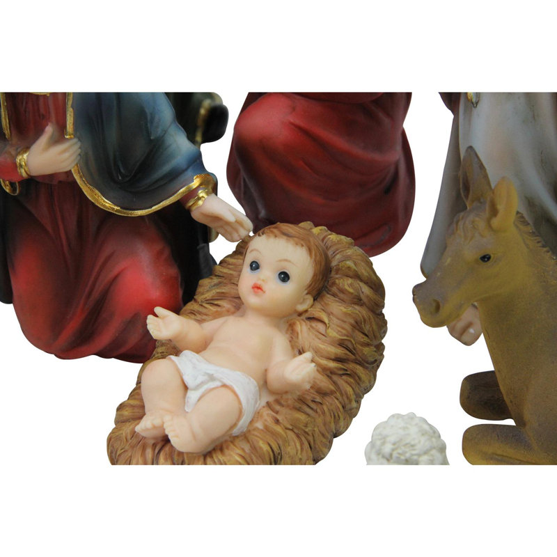 Ensemble de 12 crèches de Noël pour enfants 12 po