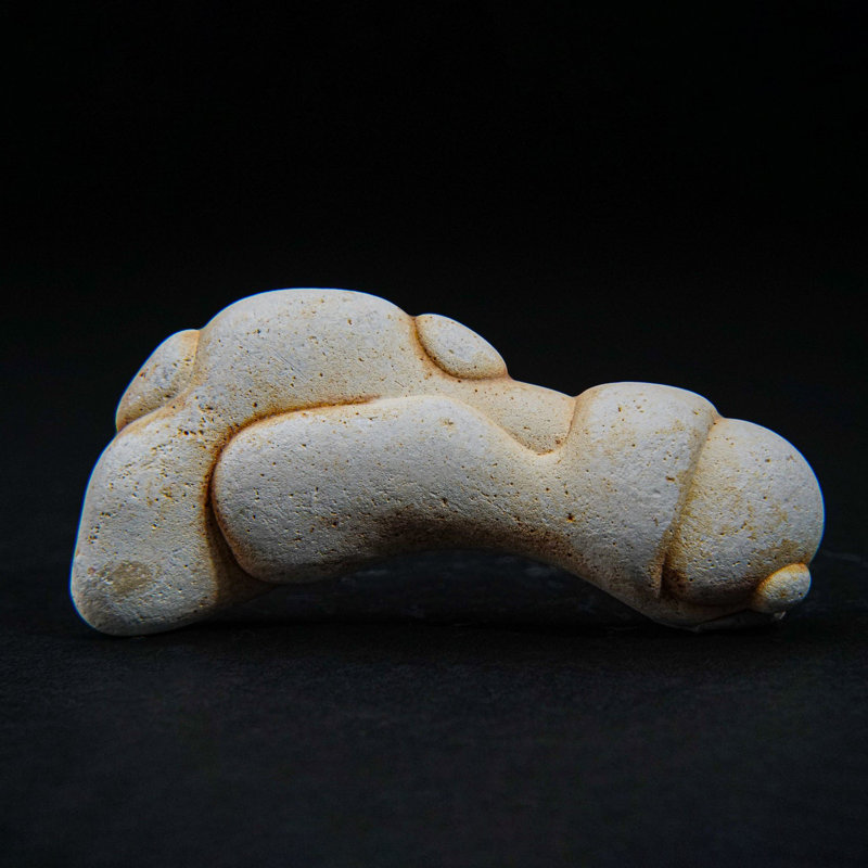 Genuine Gogotte Sandstone Concretion Sculpture (0.26 Lbs)