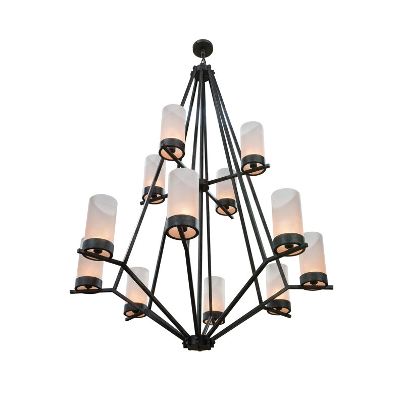Lustre géométrique 12 lumières unique Tavistock