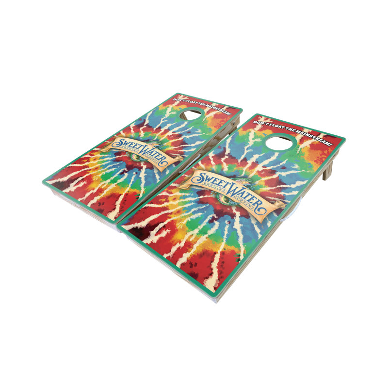 SweetWater Tie Dye 10 Piece Cornhole Set