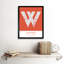 Winnipeg City Map Winnipeg Orange - Single Picture Frame Print