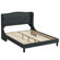 Lyndhur 45.3” H Tufted Velvet Upholstered Low Profile Standard Bed, Platform Bed Frame