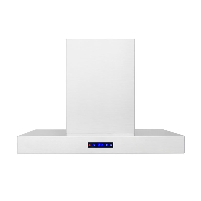 Hotte murale convertible 30 pouces 600 CFM en blanc
