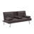 Modern 67.3” faux leather couch folding sofa bed suitable for living room and office-902518481