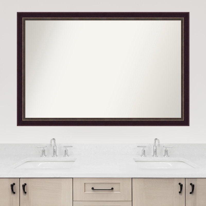 Roree Solid Wood Frame Mirror, 33.25" x 50.25"