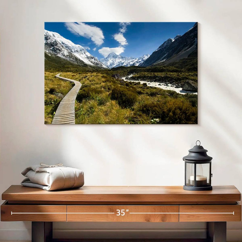 Hooker Valley Trail, 16" H x 24" W