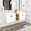 Meuble-lavabo double 59,6 po avec comptoir en céramique Fidencio-1105133947