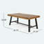 Table basse en bois massif Aditya-116542700-116542699