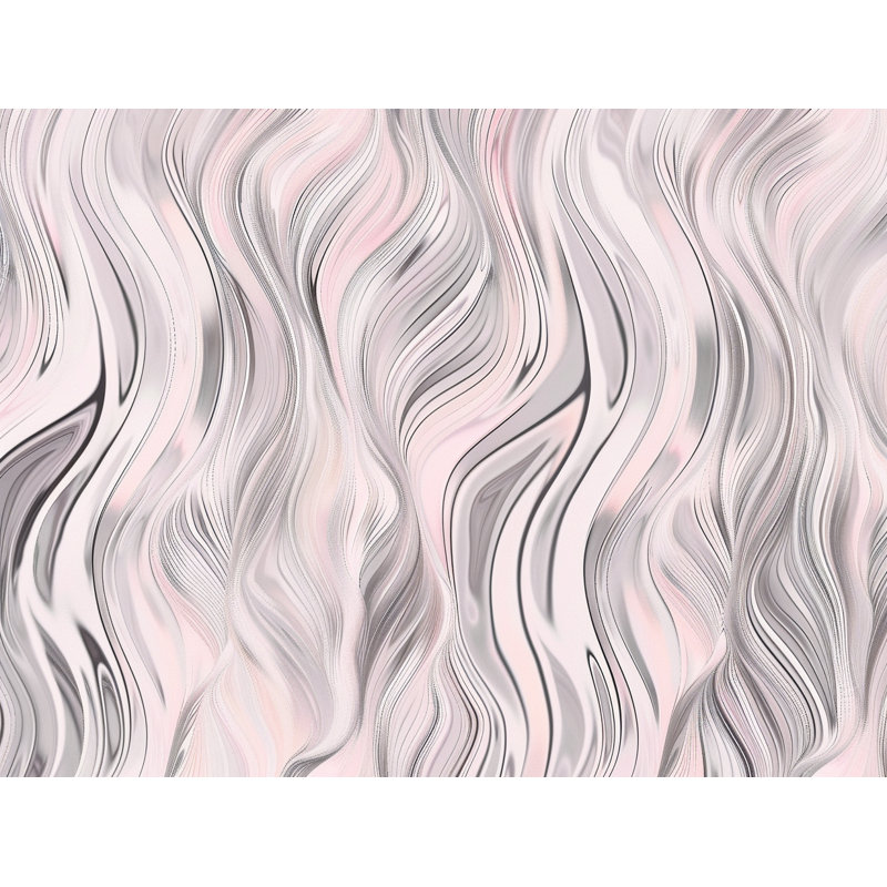 Édredon à motif de lignes ondulées à motif abstrait, Édredon très grand