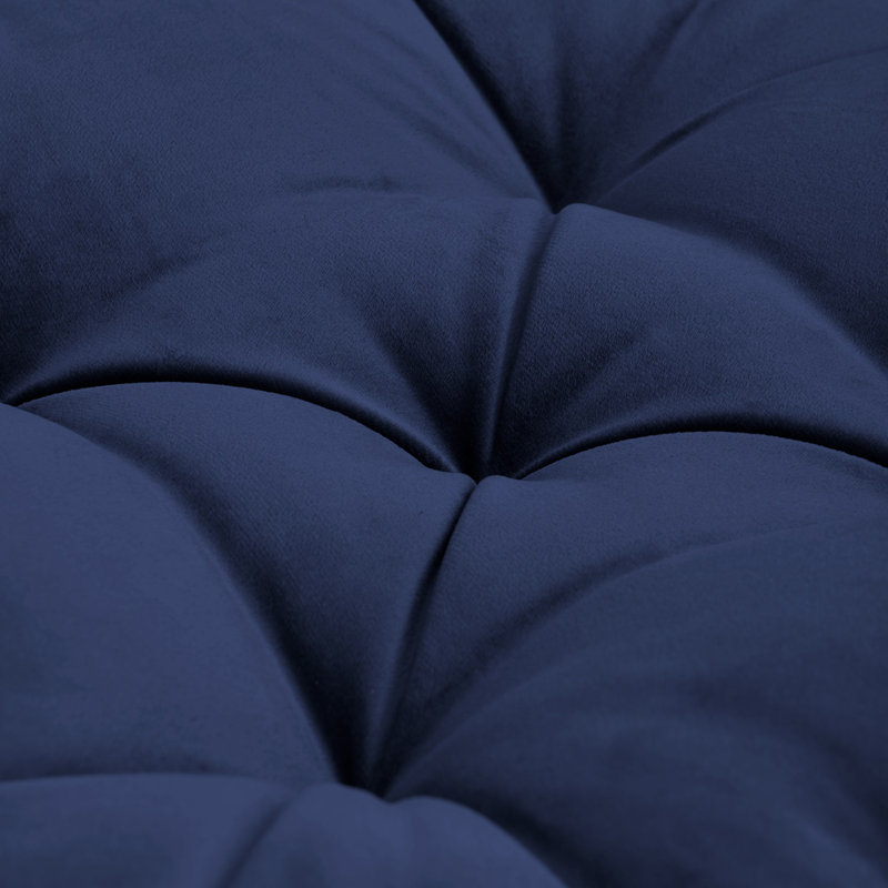 Grand coussin de yoga réversible, Marine