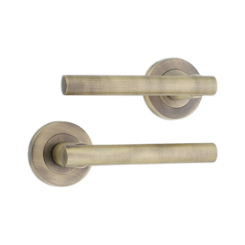 Jura Lever Door Handle, Matt Antique