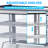26 INCH SILVER 5.3 Cu.ft Commercial Display Refrigerator Double Layer Air-Cooling, Automatic Defrost Refrigerated Display Cabinet Beverage Countertop Pastry Refrigerator for Cafe Restaurant