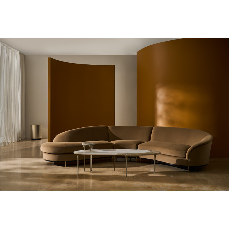Threes Company Loveseat, Gray
