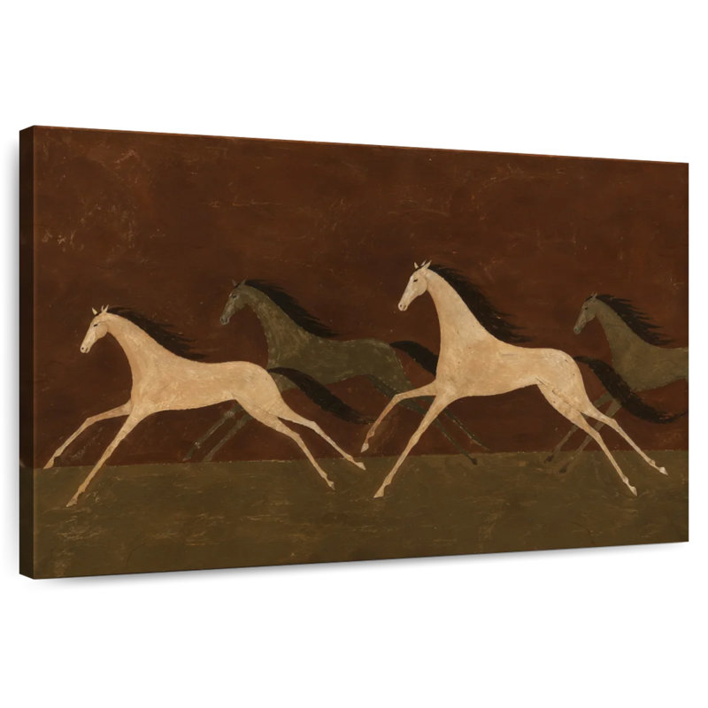 Running Horses II, 16" H x 24" W