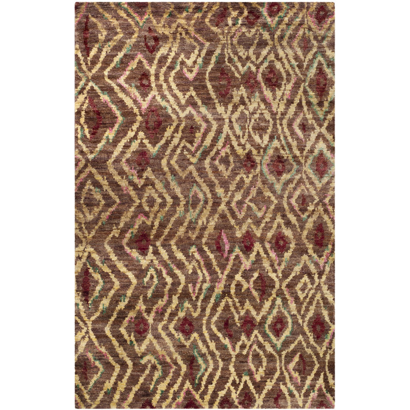 Redington Abstract Hand Woven Area Rug, Rectangle 122 x 183 cm