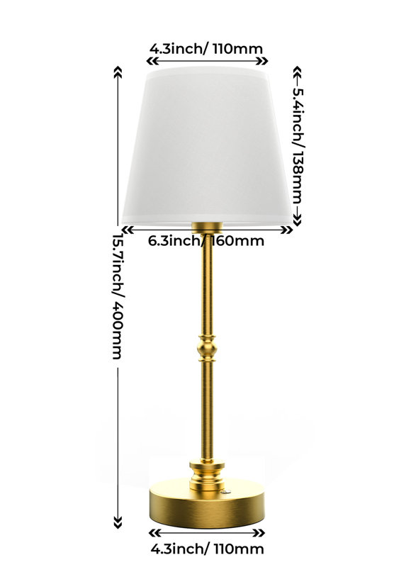5200mah Portables Rechargeable Battery Desk Lamp