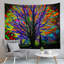 Tapisserie arc-en-ciel en polyester avec accessoires de suspension inclus-99804540
