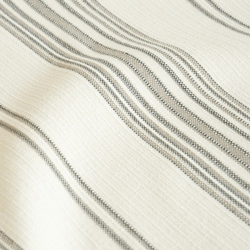 Tissu intérieur / extérieur à rayures Solana, Pierre