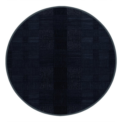 Tapis gris à carreaux lavable à la machine