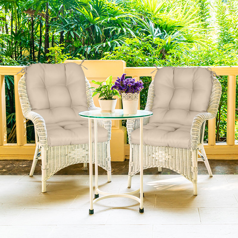 Indoor/Outdoor Seat/Back Cushion, Beige