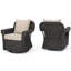 Chaise de patio avec coussin Melinda