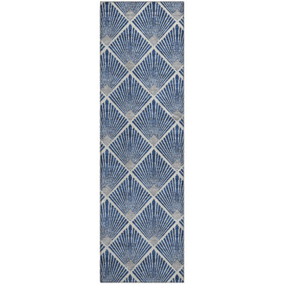 Premium Machine Washable Prisco Navy Rug