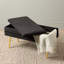Mannsville Velvet Storage Bench for Bedroom Furniture, Modern Stool with Stainless Steel Base
