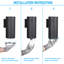 9 Inch Modern Outdoor Cylinder Downward Wall Sconce, E26 Base, Matte Black Porch Patio Lights-171443925
