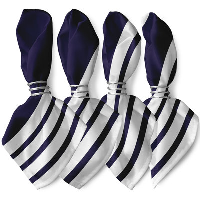 Handy Polyester Striped Square Napkin