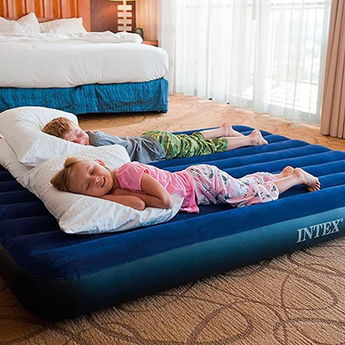 1cm Air Bed, Black/Blue