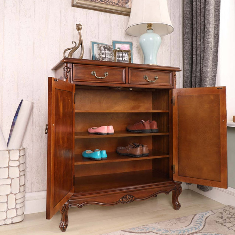 Banc de rangement Cherry, H 44,09 po x l 31,5 po x P 15,75 po