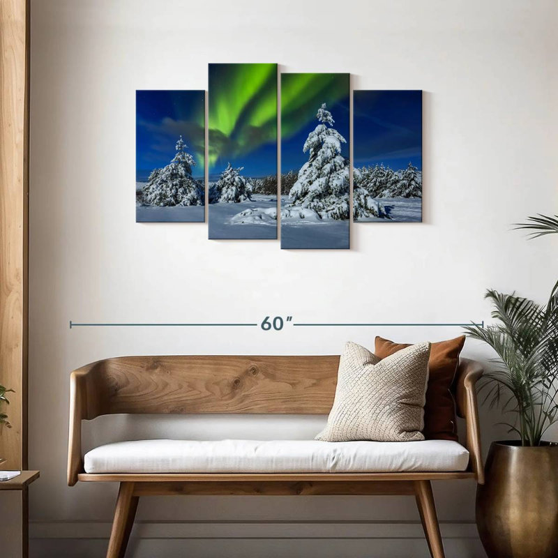 Alvord Winter Northern Lights, 27"H x 43"W