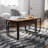 2 Piece Modern Nesting Coffee Table Set with Storage Drawer and Sled Base Metal Frames