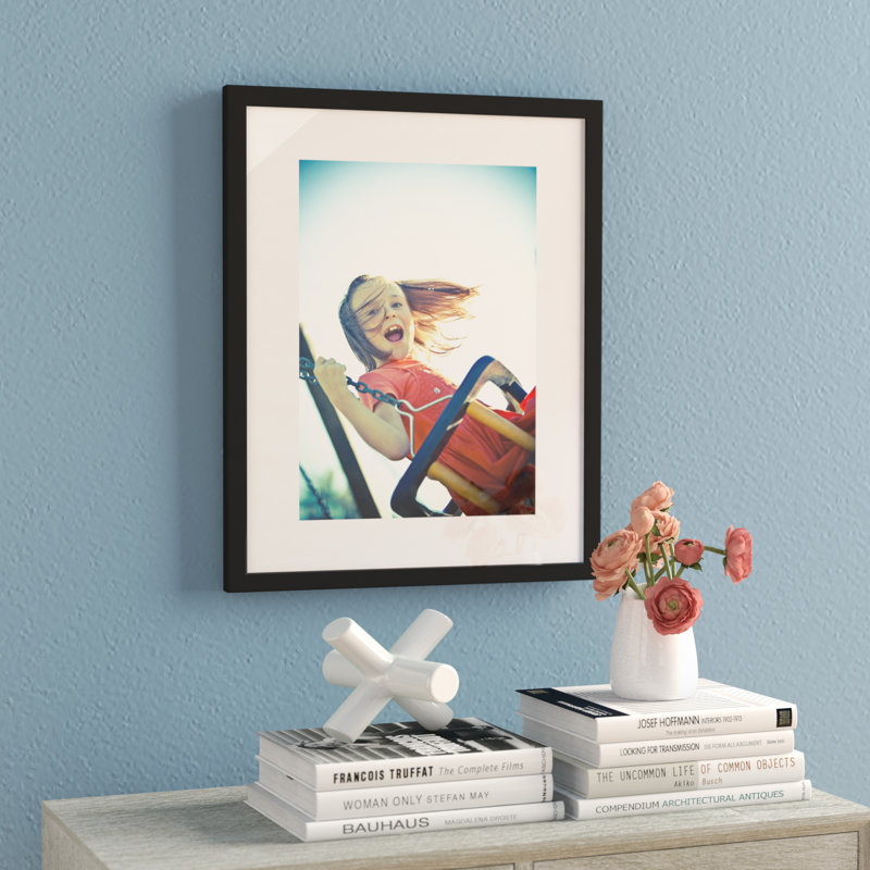 Moretz Black Wood Matte Picture Frame, 11" x 14"
