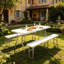 Table de pique-nique de camping pliable et portable pour l'extérieur