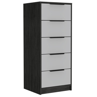 Commode verticale 5 tiroirs Kaia