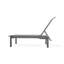 Chaise longue sans accoudoirs empilable en polymère avec accoudoirs Leeward-31923914-31923915