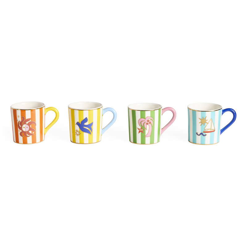 Ensemble de tasses à expresso en boîte