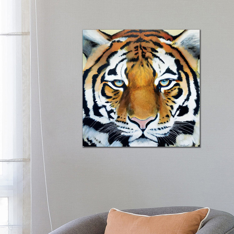 Tiger 1 Piece Wrapped Canvas Painting, 66.04 cm H x 66.04 cm W x 1.91 cm D