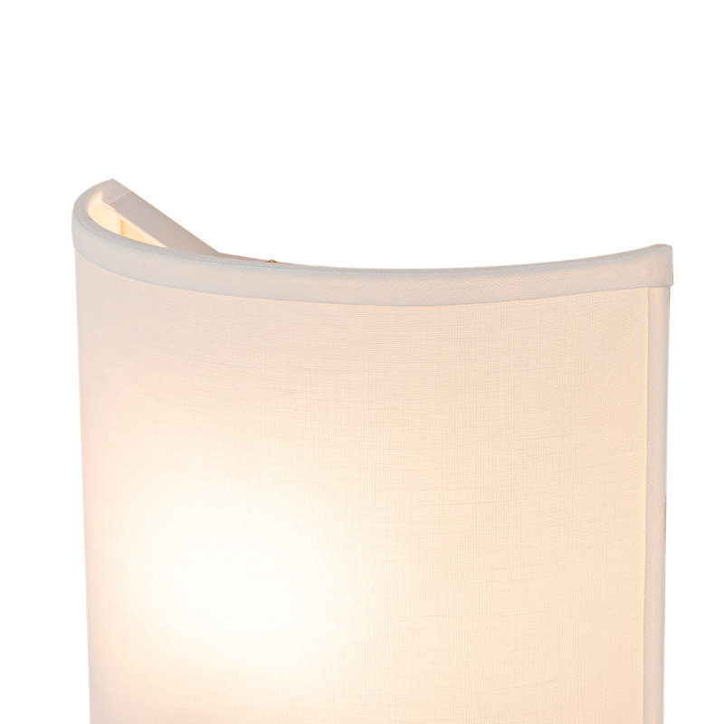 Applique murale en tissu 1 lumière de style bord de mer, Bronze frotté à l'huile