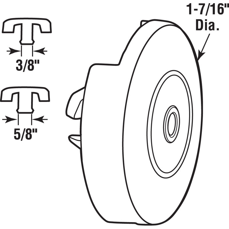 Housse d'intimité pour visionneuse de porte fixe Prime-Line, diamètre extérieur de 1-5 / 8 po, fabrication en plastique, blanc (paquet de 1)